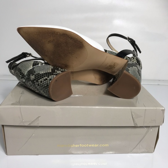 Marc Fisher Raie Ankle Straps Pointed Toe Pumps - Picture 7 of 7